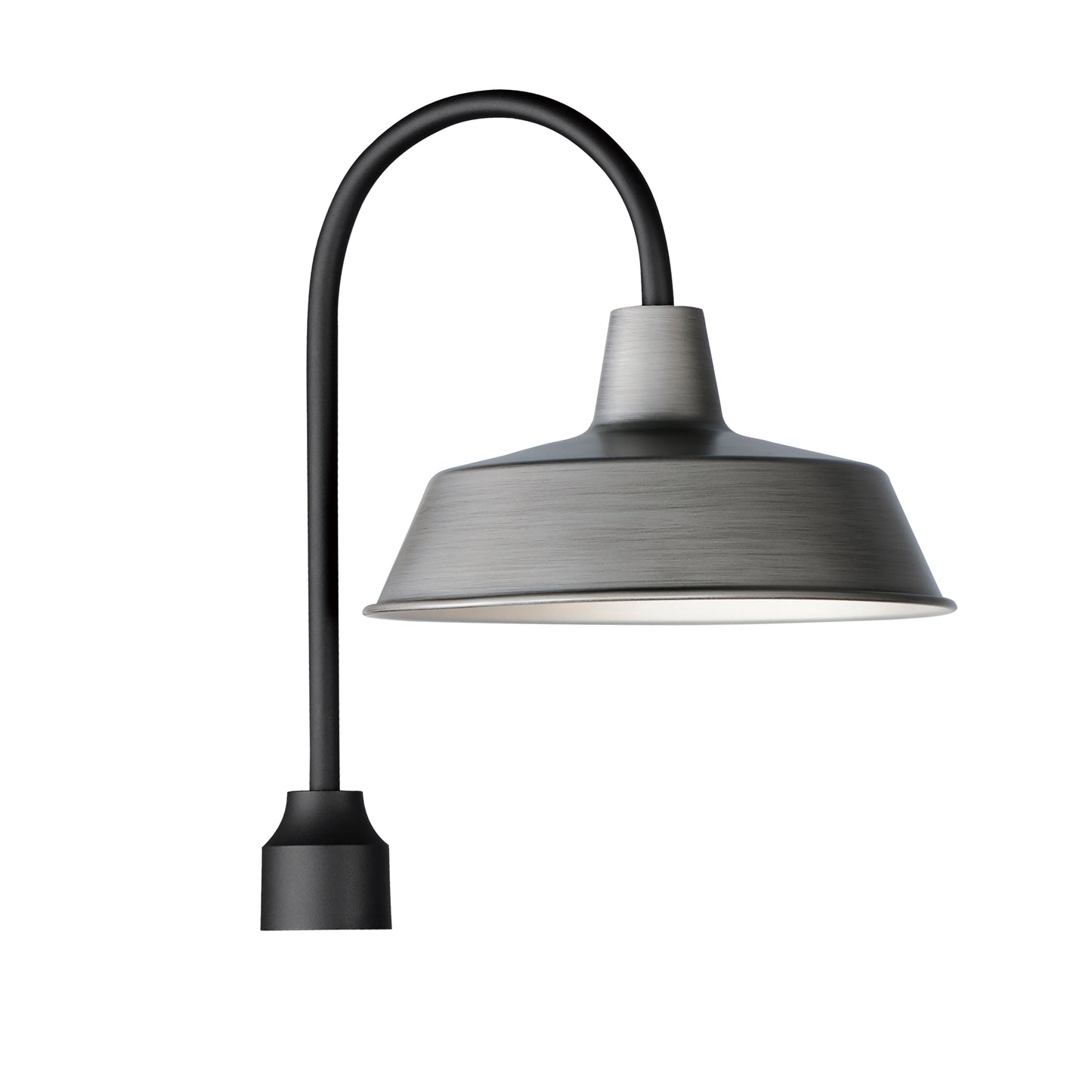 35010WZBK - 1 Light Pier M 20" Post Light - Weathered Zinc/Black