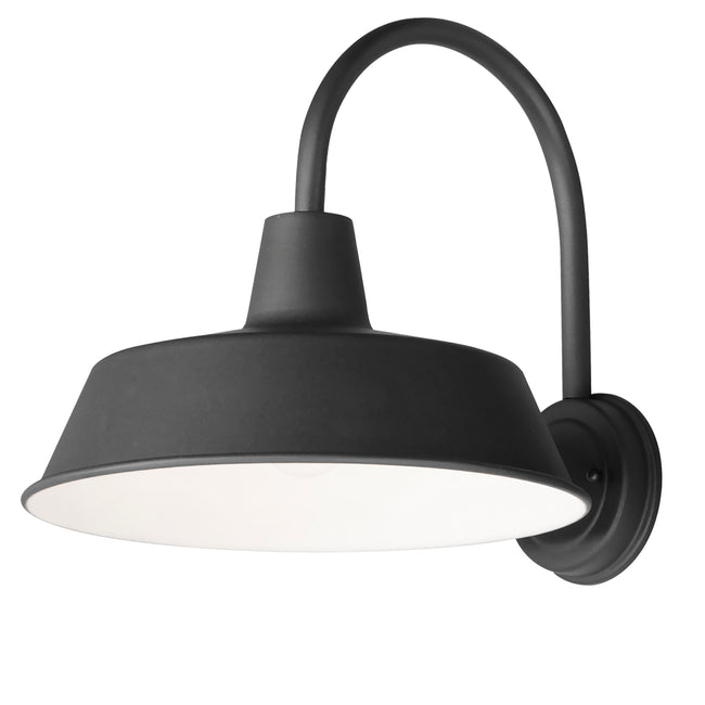 35018BK - Pier M 14" Outdoor Wall Sconce - Black