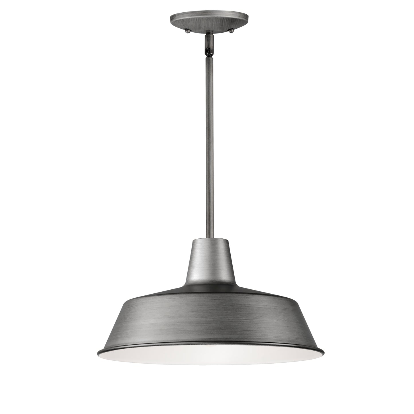 35019WZ - 1 Light Pier M 14" Pendant - Weathered Zinc