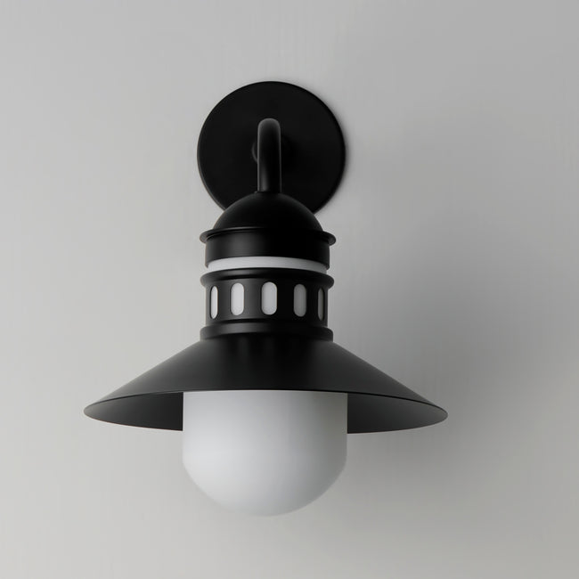 35124SWBK - Admiralty 17" Outdoor Wall Sconce - Black
