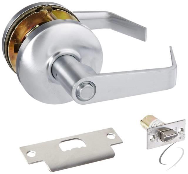 Withnell Lever Privacy Cylindrical Lock # 000307 Satin Chrome Finish