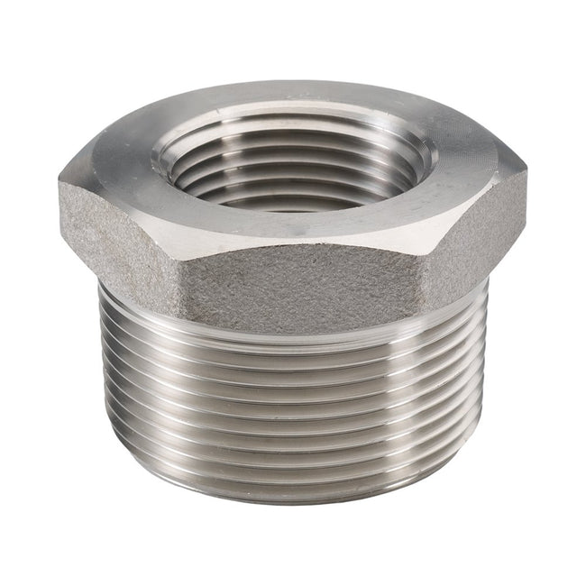 3614D-2016 - 1-1/4" x 1" Threaded Hex Head Bushing, 316/316L Stainless Steel