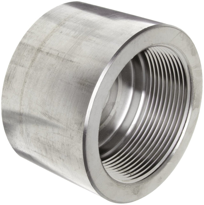 3616D-08 - 1/2" Threaded Cap, 316/316L Stainless Steel