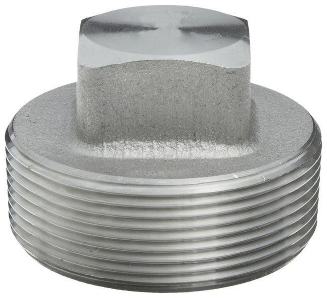 3617HD-24 - 1-1/2" Threaded Hex Head Plug, 316/316L Stainless Steel