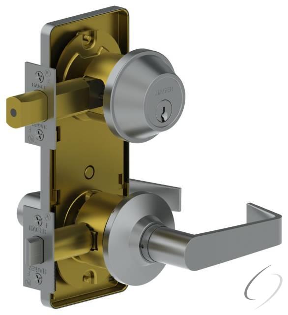 Single Cylinder Entry Interconnect Withnell Lever Lock Satin Chrome Finish