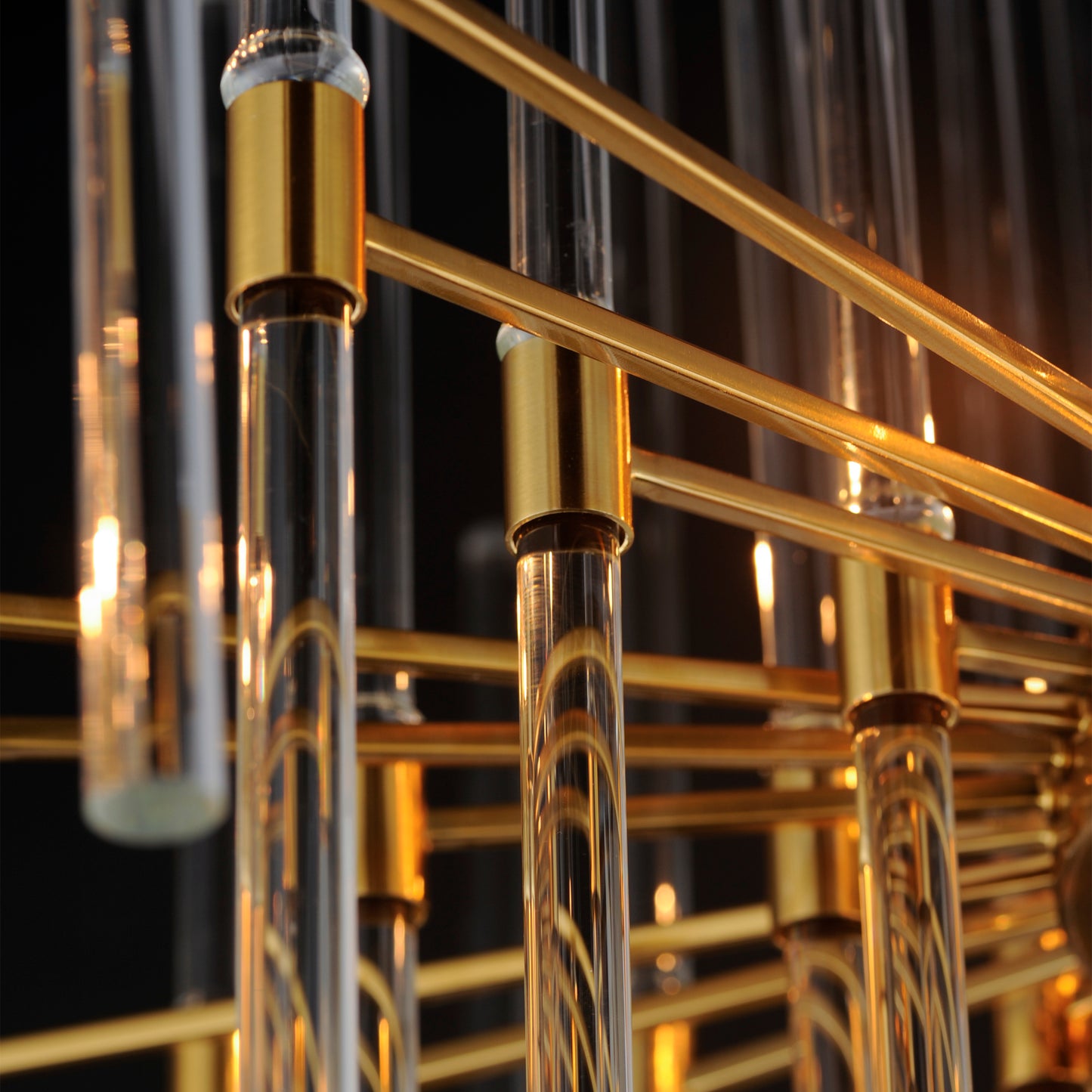 38406CLHR - 8 Light Divine 29" Pendant - Heritage Brass