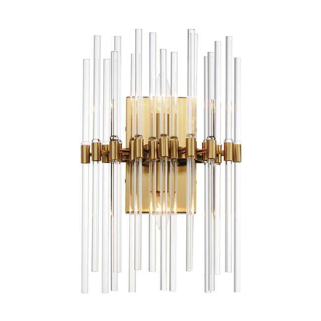 38409CLHR - 2 Light Divine 11" Wall Sconce - Heritage Brass
