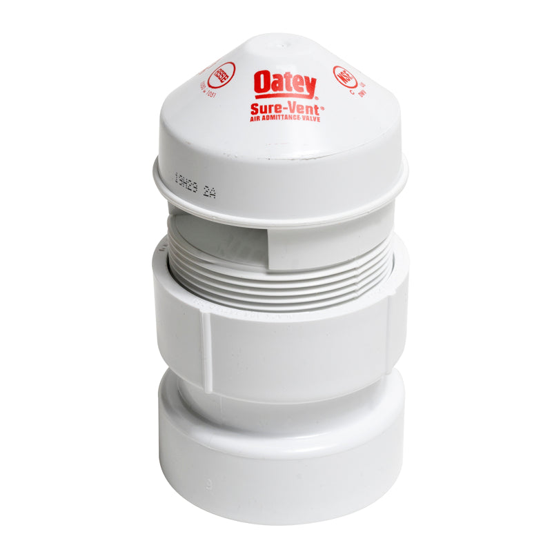 39016 - Sure-Vent 160 Branch, 24 Stack DFU Capacity Air Admittance Valve w/PVC Sched 40 Adapter