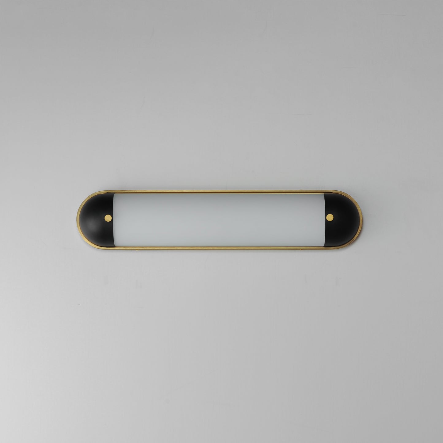 39562SWBKNAB - Capsule 24" LED Bath Vanity Light CCT Select - Black / Natural Aged Brass