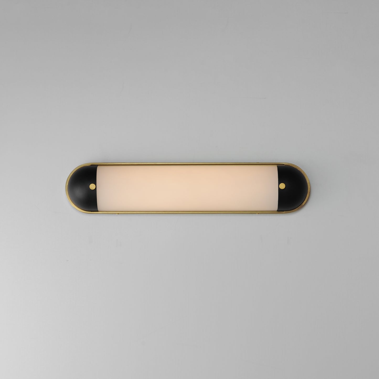 39562SWBKNAB - Capsule 24" LED Bath Vanity Light CCT Select - Black / Natural Aged Brass