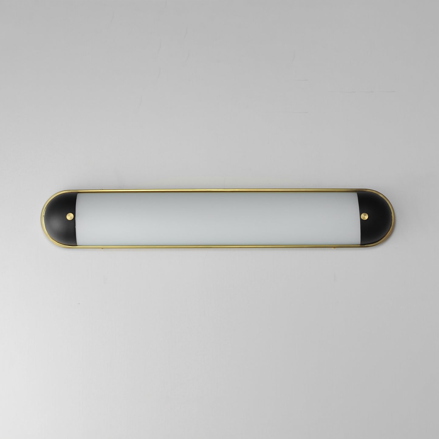 39563SWBKNAB - Capsule 30" LED Bath Vanity Light CCT Select - Black / Natural Aged Brass