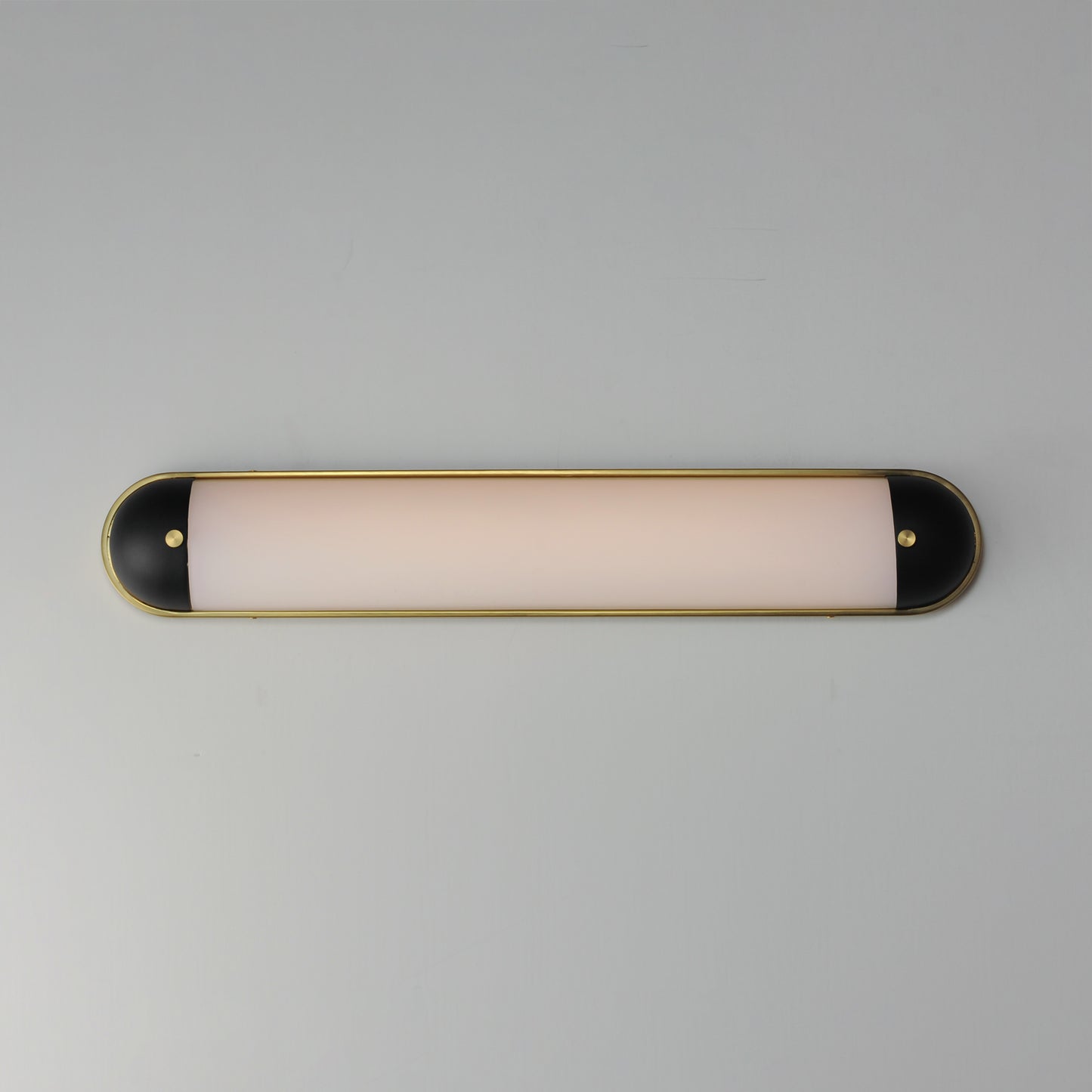 39563SWBKNAB - Capsule 30" LED Bath Vanity Light CCT Select - Black / Natural Aged Brass
