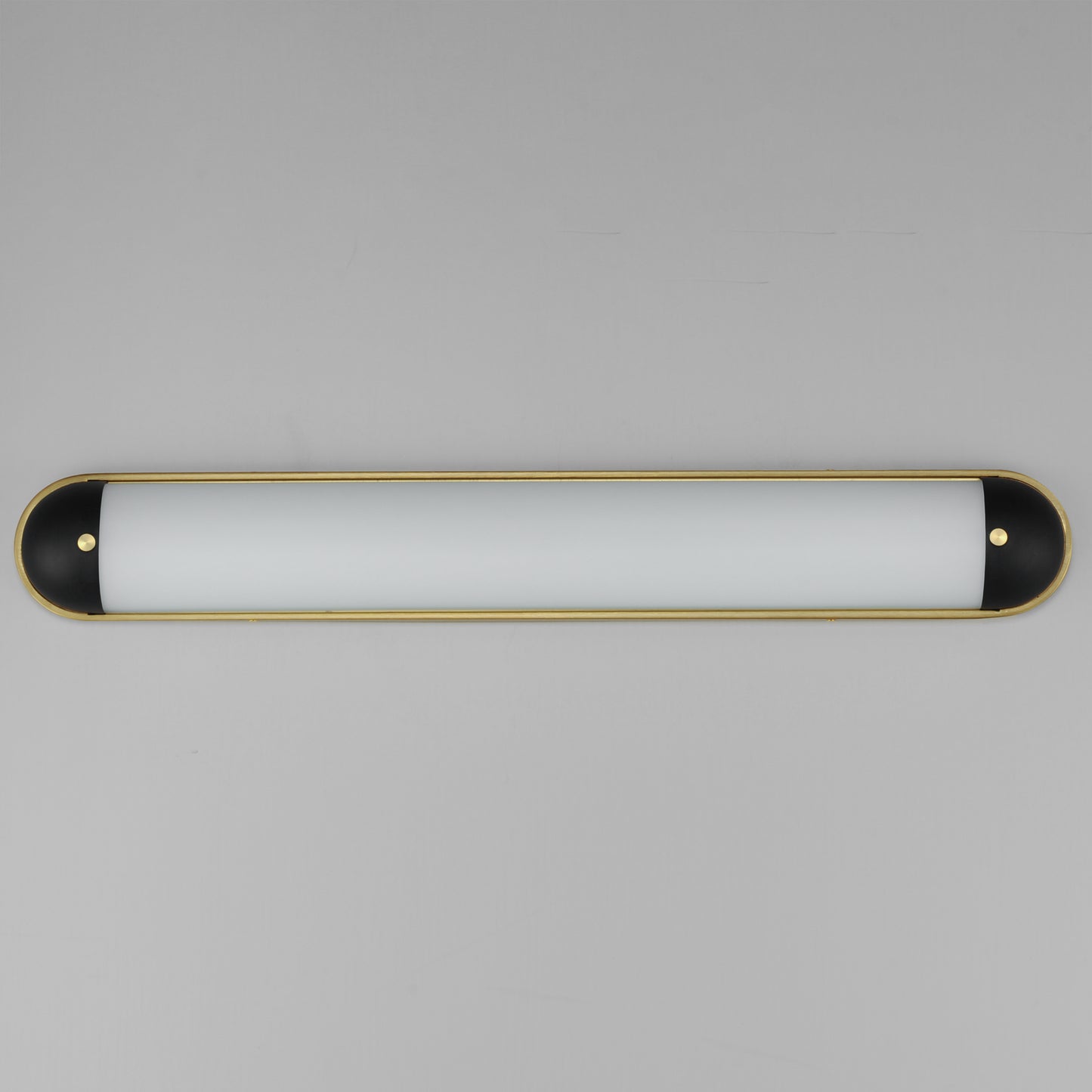 39564SWBKNAB - Capsule 36" LED Bath Vanity Light CCT Select - Black / Natural Aged Brass