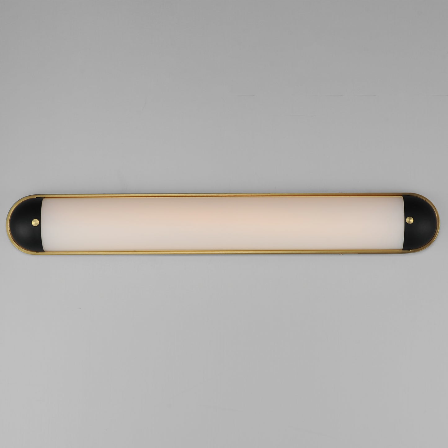 39564SWBKNAB - Capsule 36" LED Bath Vanity Light CCT Select - Black / Natural Aged Brass