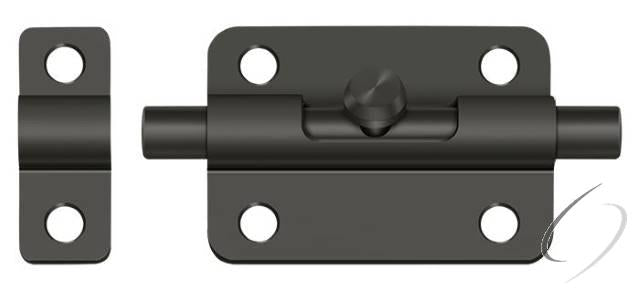 3BBU10B 3" Barrel Bolt; Oil Rubbed Bronze Finish