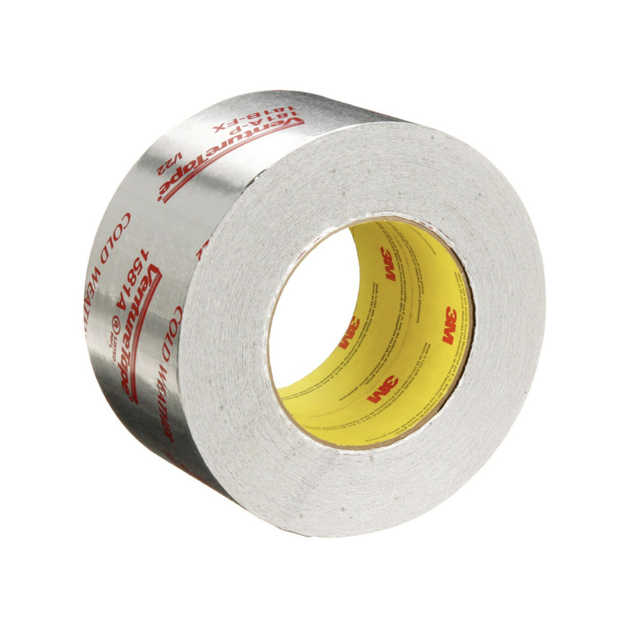 3M VentureTape UL181A-P Aluminum Foil Tape - Silver - 2-1/2" x 60 Yds