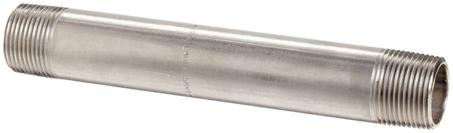 4006-200 - 3/8" x 2" L Threaded Pipe Nipple, 304/304L Stainless Steel Schedule 40