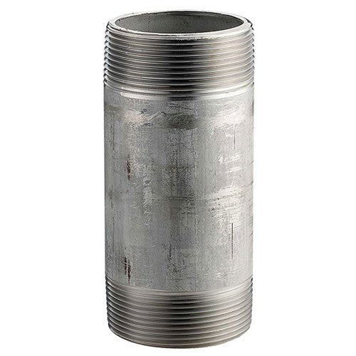 4008-300 - 1/2" x 3" L Threaded Pipe Nipple, 304/304L Stainless Steel Schedule 40