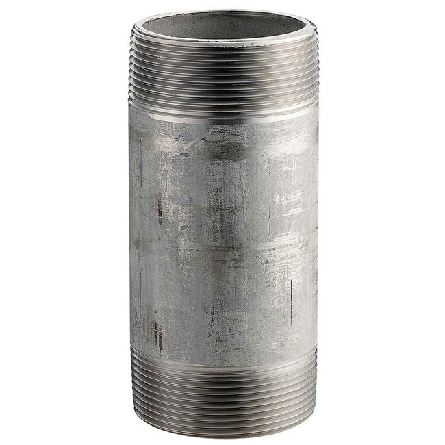 4008-500 - 1/2" x 5" L Threaded Pipe Nipple, 304/304L Stainless Steel Schedule 40