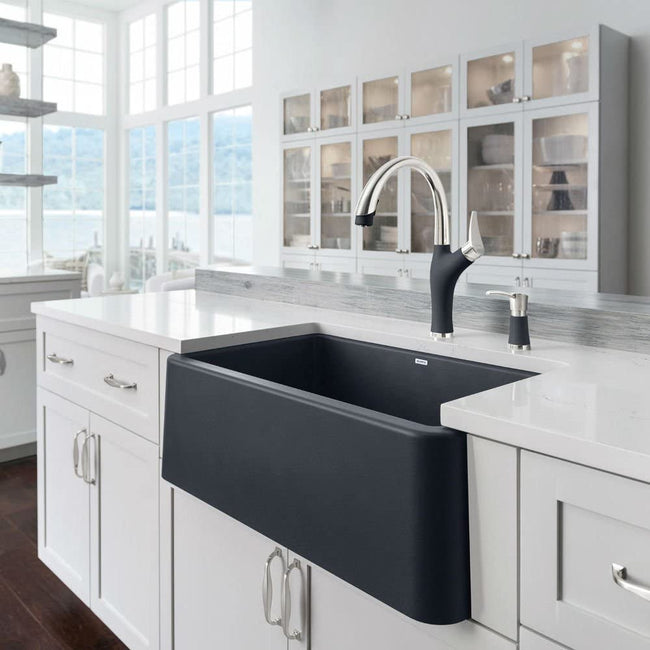 Ikon 30" Apron Single Bowl Kitchen sink - Anthracite