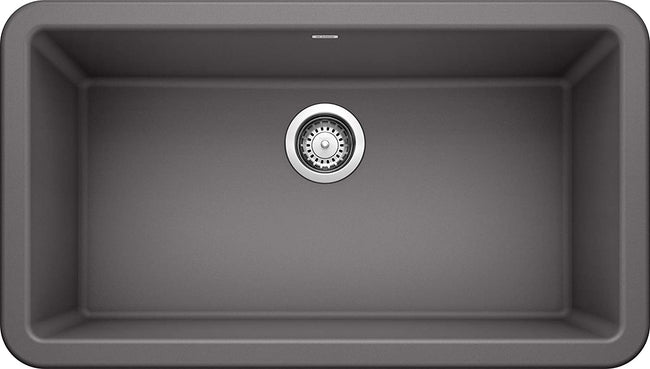 Ikon 33" Apron Farmhouse Kitchen Sink Single Bowl  - Cinder