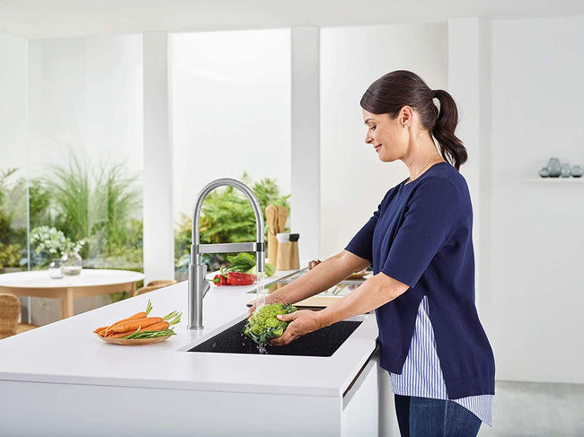 Solenta Senso Mini Semi-Pro Kitchen Faucet with Sensor Technology1.5 gpm - Stainless