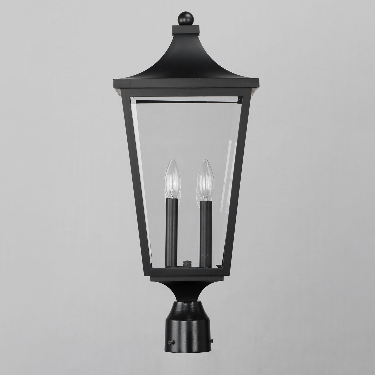40230CLBK - Sutton Place VX 24" Outdoor Wall Sconce - Black