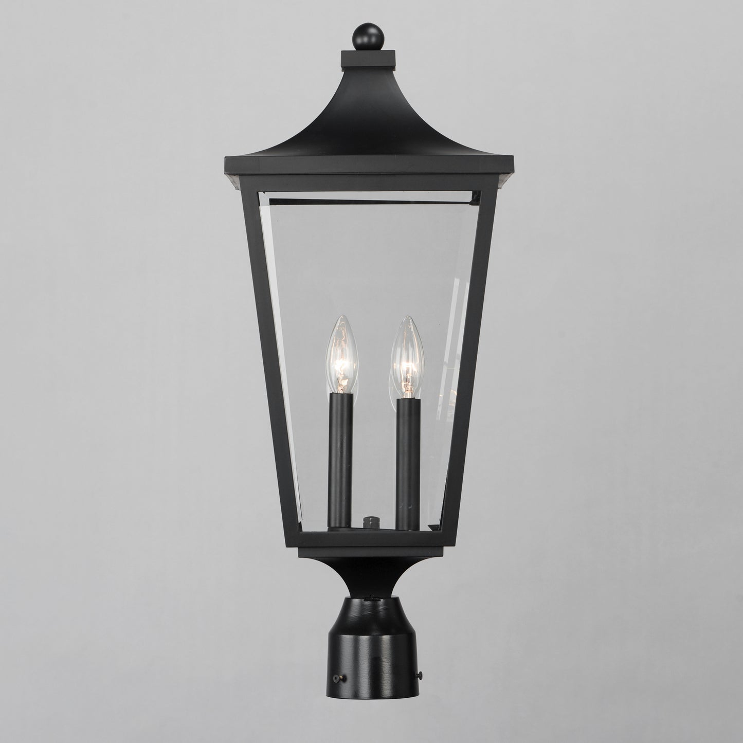 40230CLBK - Sutton Place VX 24" Outdoor Wall Sconce - Black