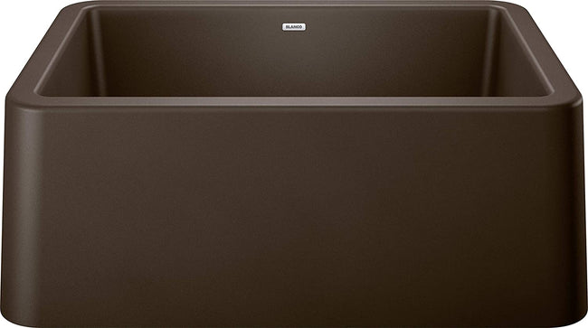 Ikon 27" Apron-Front Farmhouse Kitchen Single Bowl - Cafe Brown
