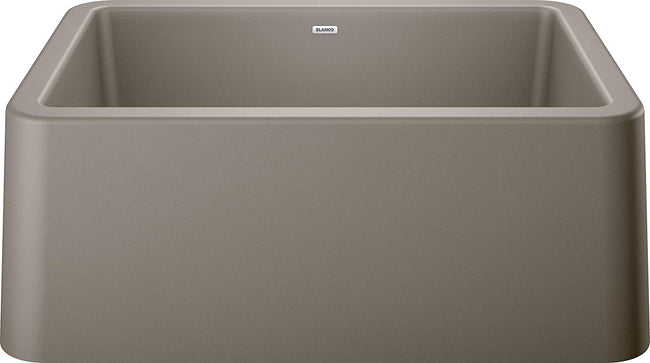 Ikon 27" Apron Front Farmhouse Kitchen Sink Single Bowl - Truffle