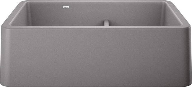 IKON 33" Apron Low Divide Kitchen - Metallic Gray