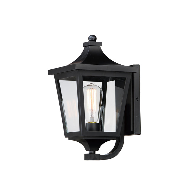 40232CLBK - Sutton Place VX 15" Outdoor Wall Sconce - Black