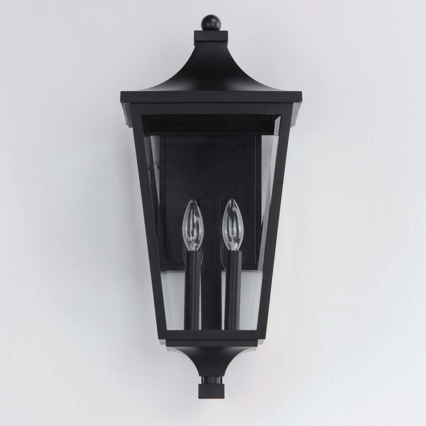 40235CLBK - Sutton Place VX 22" Outdoor Wall Sconce - Black
