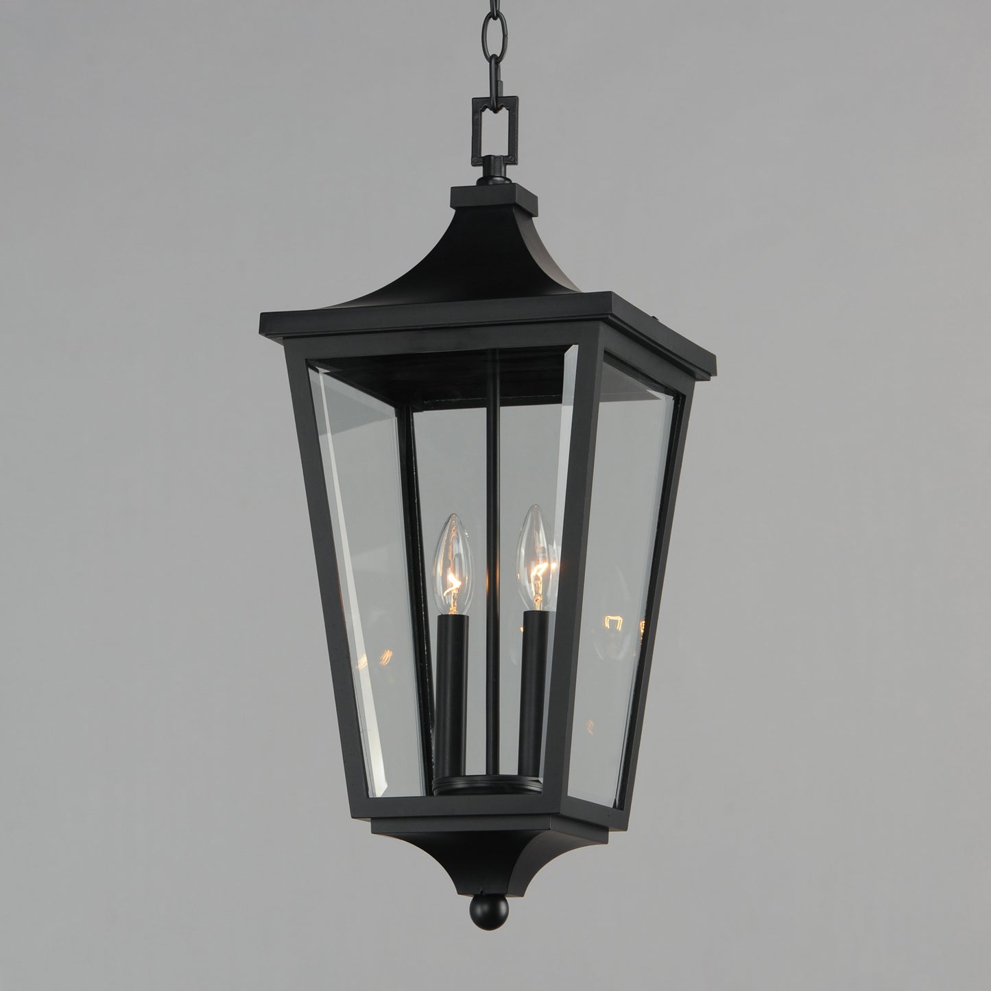 40239CLBK - 2 Light Sutton Place VX 10" Pendant - Black