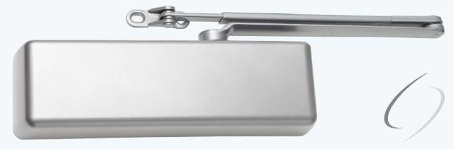 Heavy Duty Universal Regular Adjustable 1-4 Door Closer with TBSRT Thru Bolts 689 Aluminum Finish