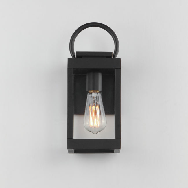 40312CLBK - Nassau Vivex 13" Outdoor Wall Sconce - Black
