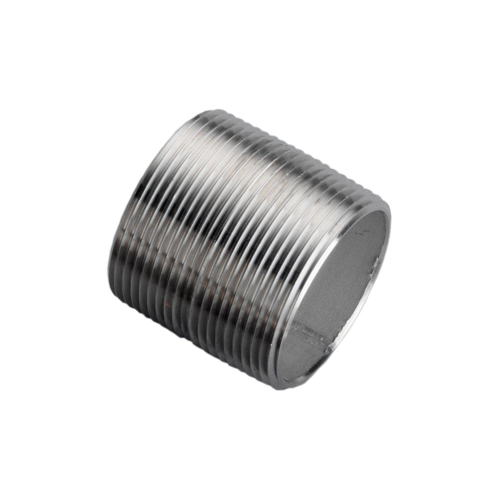 4048-001 - 3" x Close L Threaded Pipe Nipple, 304/304L Stainless Steel Schedule 40
