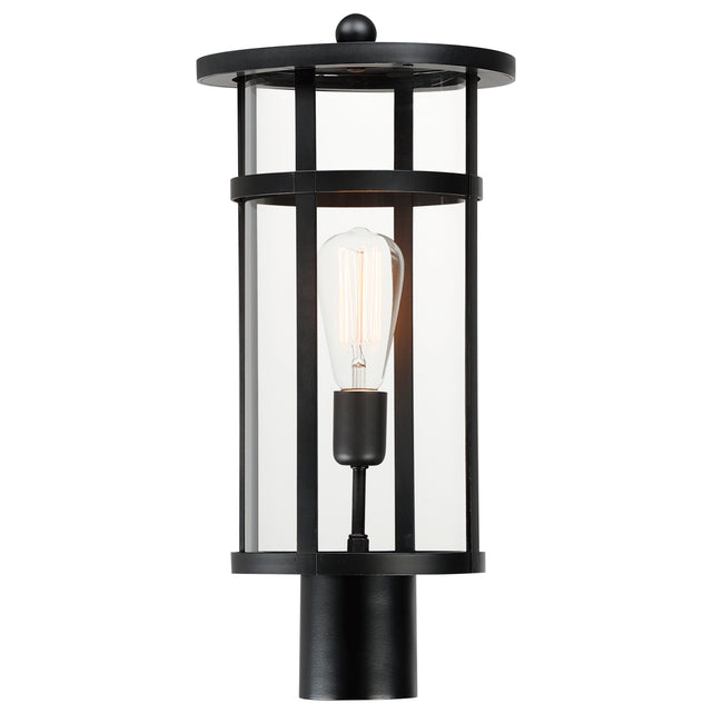40620CLBK - Clyde Vivex 19" Outdoor Wall Sconce - Black