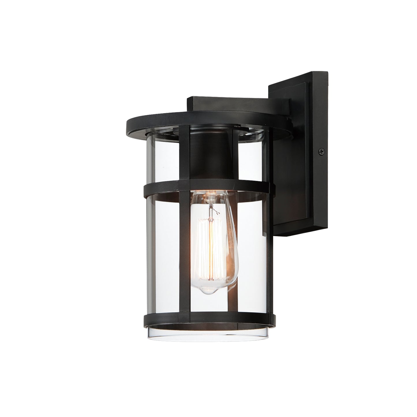 40622CLBK - Clyde Vivex 11" Outdoor Wall Sconce - Black
