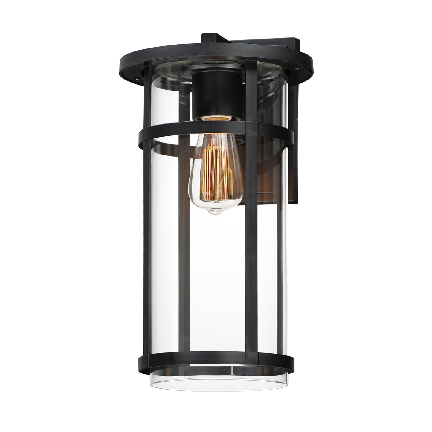 40625CLBK - Clyde Vivex 17" Outdoor Wall Sconce - Black