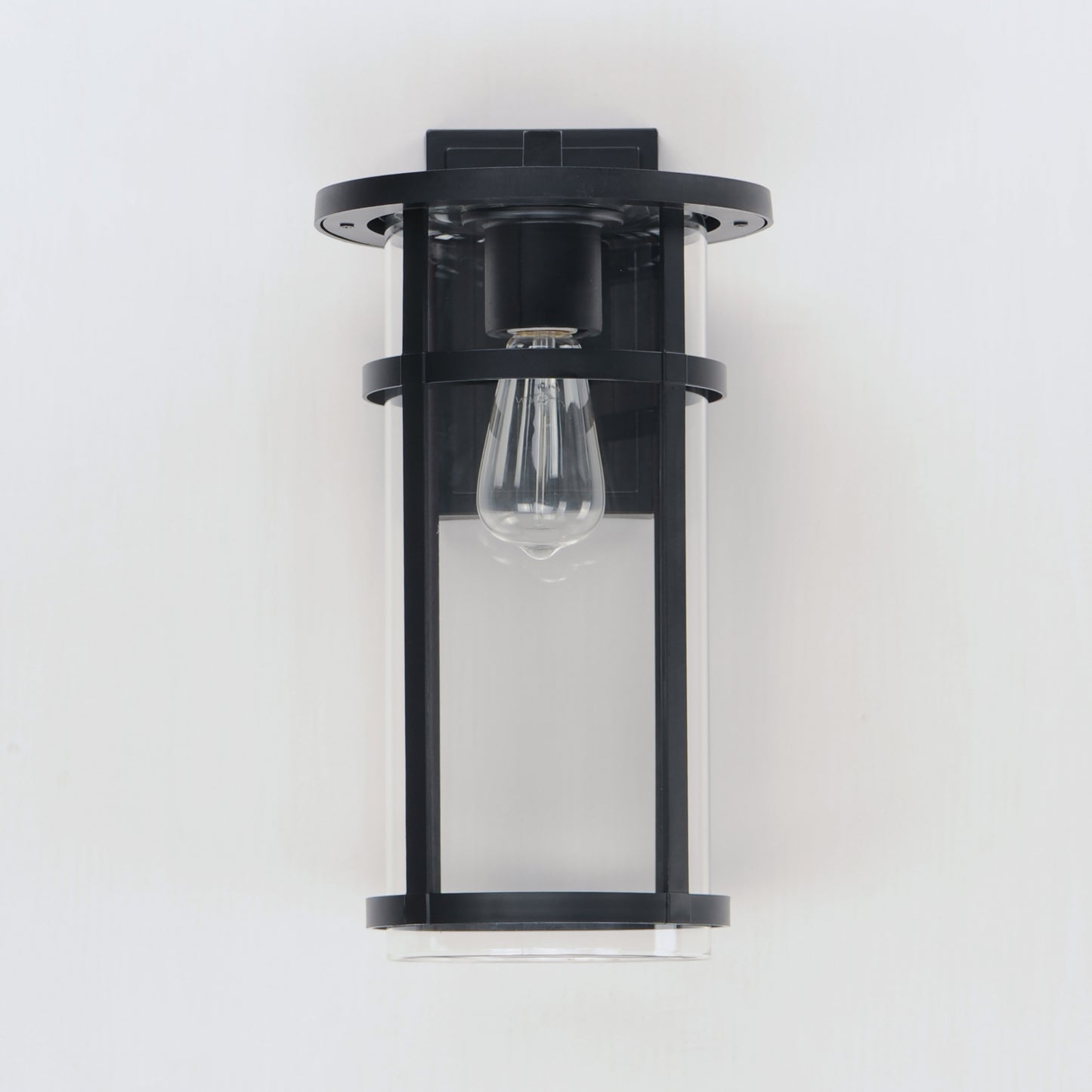 40625CLBK - Clyde Vivex 17" Outdoor Wall Sconce - Black