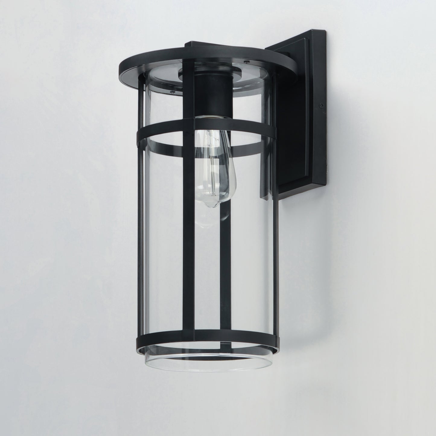 40625CLBK - Clyde Vivex 17" Outdoor Wall Sconce - Black