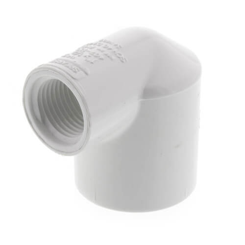 407-130 - 1" x 1/2" PVC Sch. 40 90 Degree Elbow (Socket x FIPT)