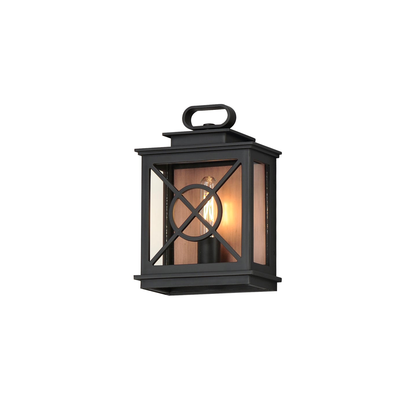 40802CLACPBK - Yorktown VX 12" Outdoor Wall Sconce - Black/Aged Copper