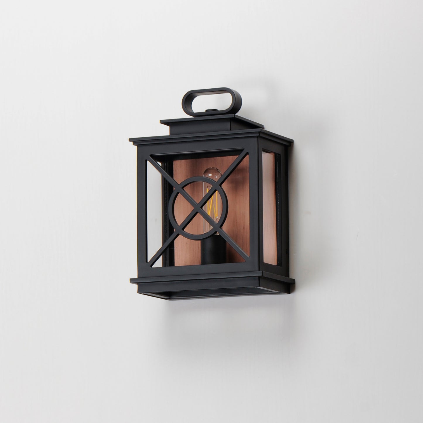40802CLACPBK - Yorktown VX 12" Outdoor Wall Sconce - Black/Aged Copper