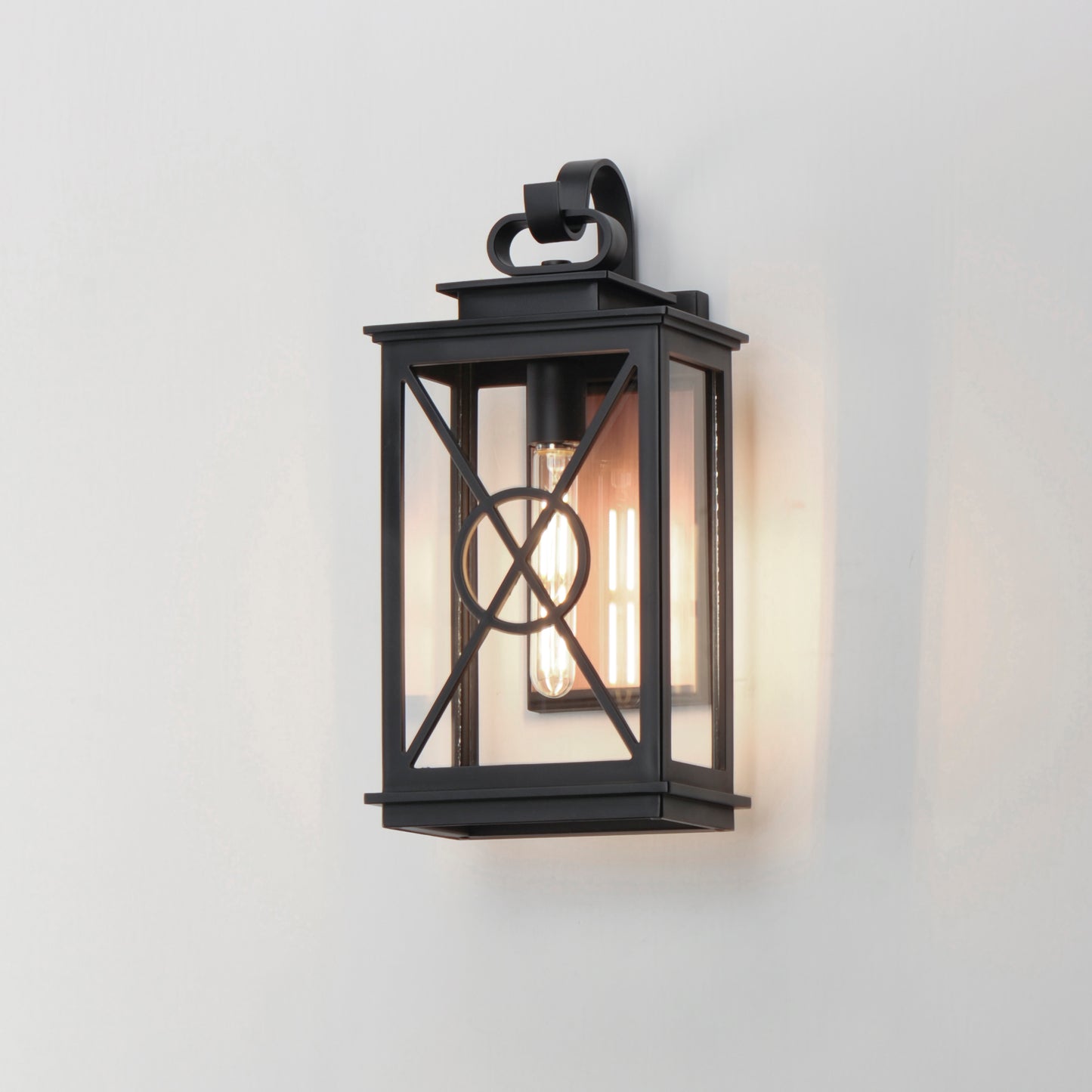 40804CLACPBK - Yorktown VX 18" Outdoor Wall Sconce - Black/Aged Copper