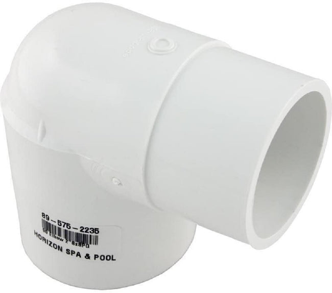 409-020 - 2" PVC Pipe Fitting, 90 Degree Elbow, Schedule 40,Spigot x Socket
