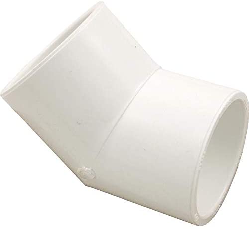 417-020 - 2" PVC Pipe Fitting, 45 Degree Elbow Socket, Schedule 40