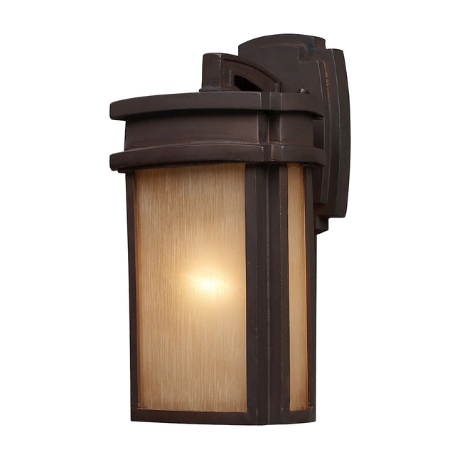 ELK Lighting 42140/1 - Sedona 7" Wide 1-Light Outdoor Wall Lamp in Clay Bronze