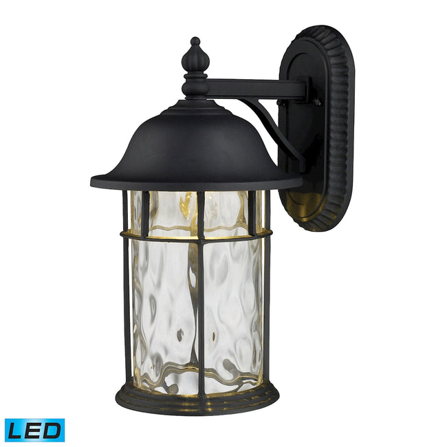 ELK Lighting 42260/1 - Lapuente 8" Wide 1-Light Outdoor Wall Lamp in Matte Black - Integrated LED